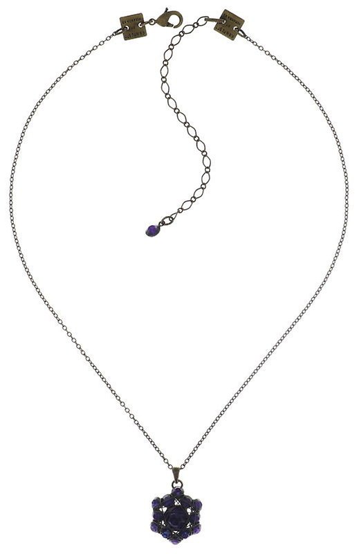 image for Necklace Pendant Bended Lights Blue / Lila  