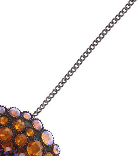 image for Necklace Pendant Inside Out Orange  size L