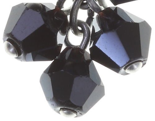 Bild für Ohrstecker baumelnd Jumping Beads Schwarz  