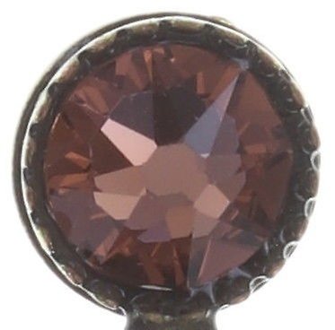 image pour Clou d'oreille pendant Hearts for Us Rose Clair  