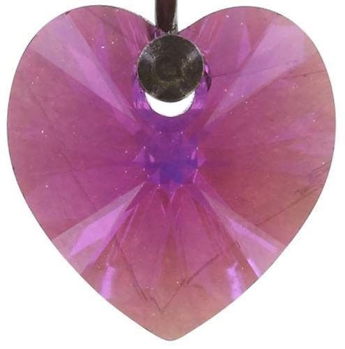 image pour Collier pendant Hearts for Us Rose Foncé  