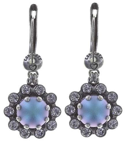 image for Earring Dangling Little Frog Prince Blue / Pink  