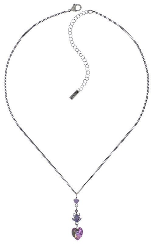 Bild für Halskette mit Anh&auml;nger Little Frog Prince Blau / Pink  