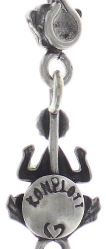 image for Necklace Pendant Little Frog Prince Blue / Pink  