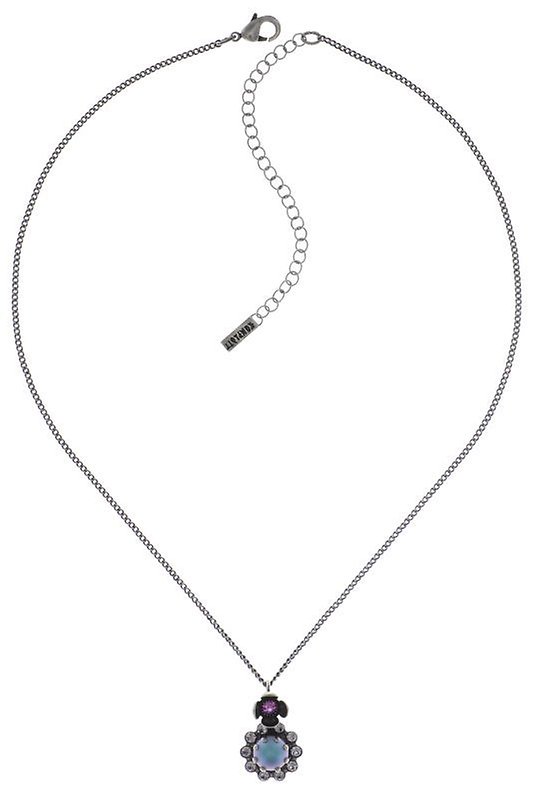 Bild für Halskette mit Anhänger Little Frog Prince Blau / Pink  