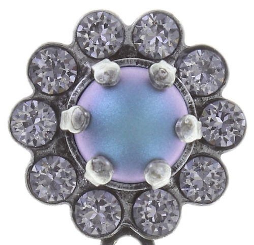 image pour Clou d'oreille pendant Little Frog Prince Bleu / Rose  