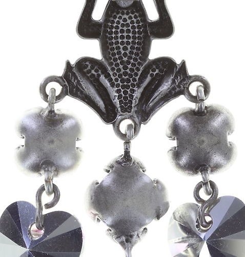 Bild für Ohrring Clip Little Frog Prince Blau / Pink  