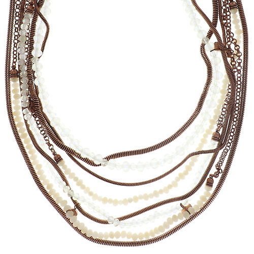 image for Necklace (long) Chameleon White  