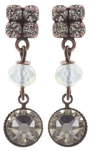 image for Earring stud dangling Chameleon White  