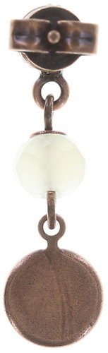 image for Earring Stud Dangling Chameleon White  