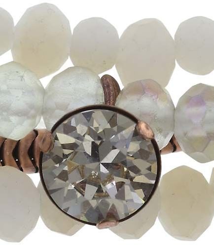 image for Necklace (long) Chameleon White  