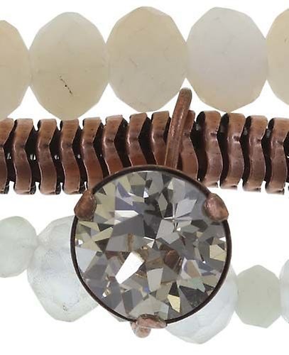 Bild für Choker Collier Chameleon Weiß  