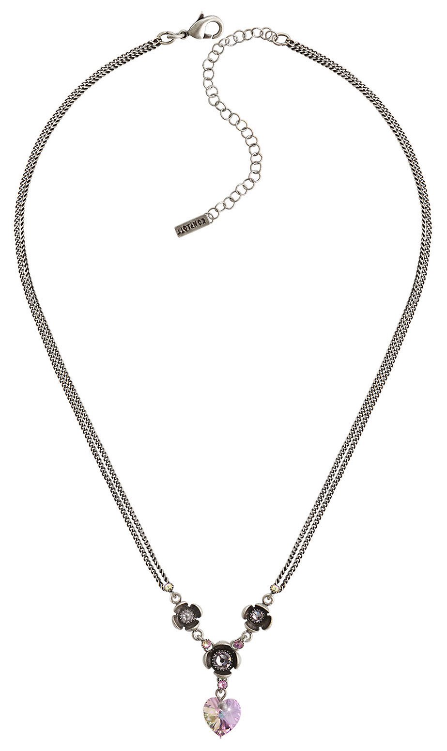 image pour Collier Little Frog Prince Bleu / Rose  