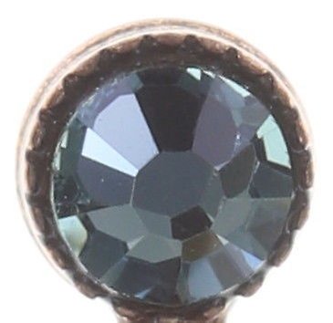 image pour Clou d'oreille pendant Beat of the Beads Bleu / Marron  