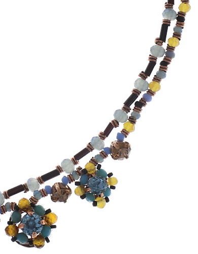 Bild für Halskette Beat of the Beads Blau / Braun  