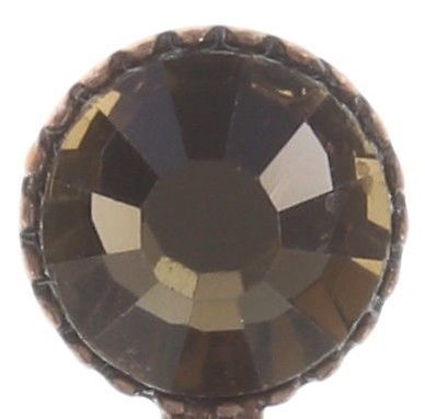 image pour Clou d'oreille pendant Beat of the Beads Bleu / Marron  