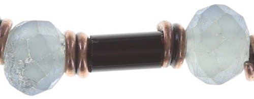 image pour Collier Beat of the Beads Bleu / Marron  