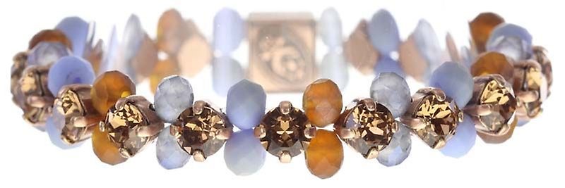 Bild für Armband elastisch Beat of the Beads Blau / Braun  