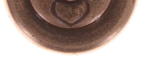 image for Earring Stud-Flat Black Jack Pink rose peach SS 34