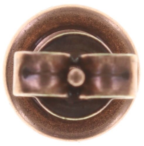 Bild für Ohrstecker flach Black Jack Pink rose peach SS 34