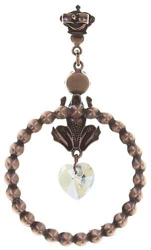 image pour Clou d'oreille pendant Little Frog Prince Blanc  