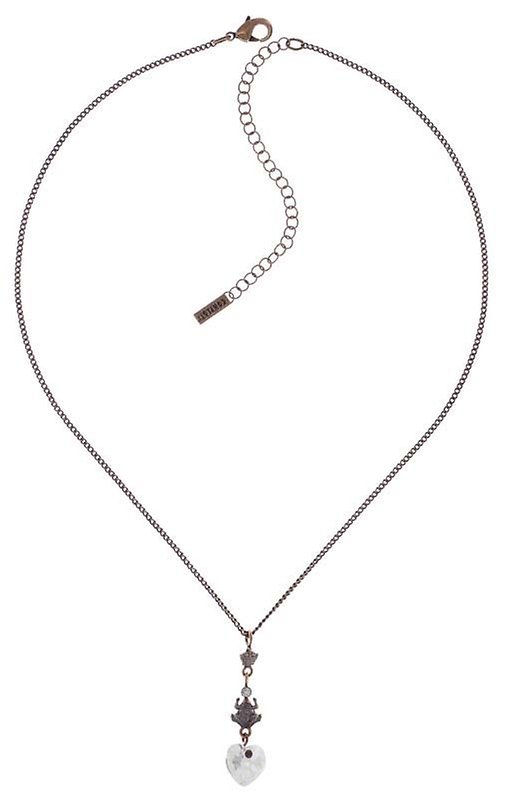 image pour Collier pendant Little Frog Prince Blanc  