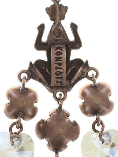 image pour Clou d'oreille pendant Little Frog Prince Blanc  