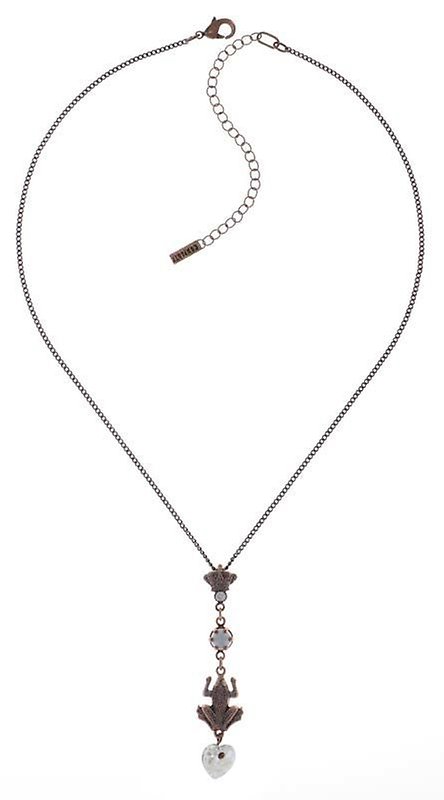 Kép Necklace pendant Little Frog Prince White  