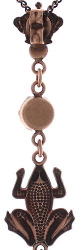 image pour Collier pendant Little Frog Prince Blanc  