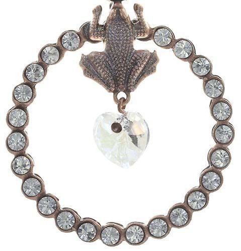 image pour Collier pendant (long) Little Frog Prince Blanc  