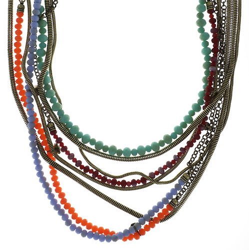 image for Necklace (Long) Chameleon Multi  
