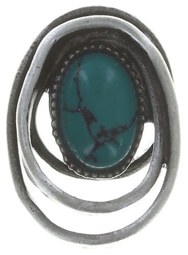 image pour Clou d'oreille Boho Twist Vert  