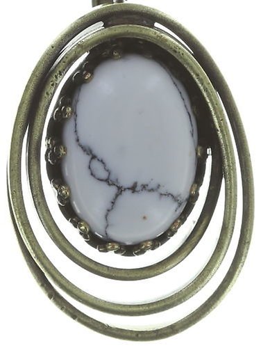 image for Earring eurowire Boho Twist White  