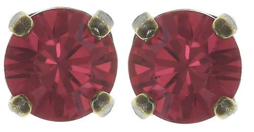 Bild für Ohrstecker Black Jack Pink Indisch pink SS 29