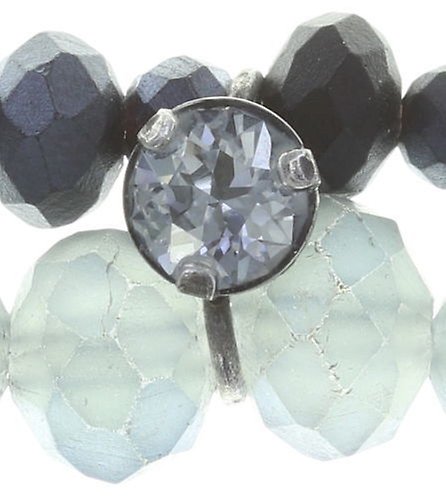 image for Necklace Chameleon Black / Blue  