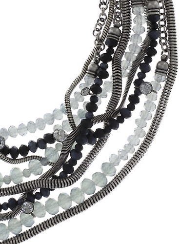 image pour Collier Chameleon Noir / Bleu  