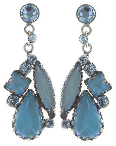 image for Earring stud dangling Jelly Star Blue  