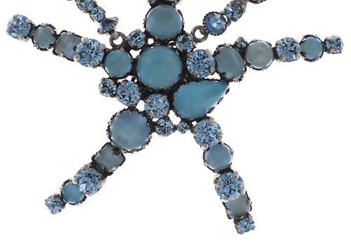 image for Necklace Collier Jelly Star Blue  size XL,L,S