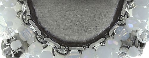 image pour Anneau Beat of the Beads Blanc  