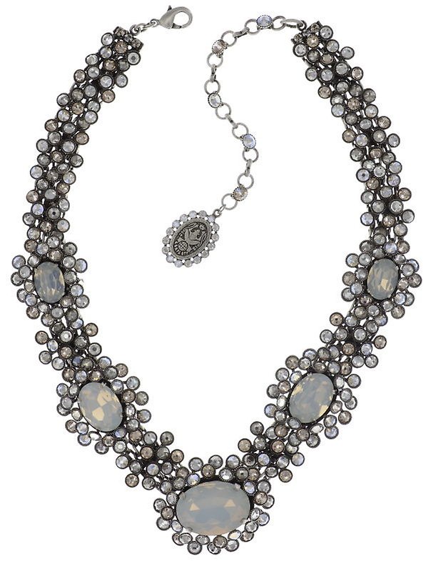 Bild für Halskette Collier Caviar Treasure Weiß  