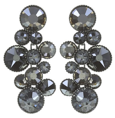 image pour Clou d'oreille pendant Water Cascade Nuances De Gris  