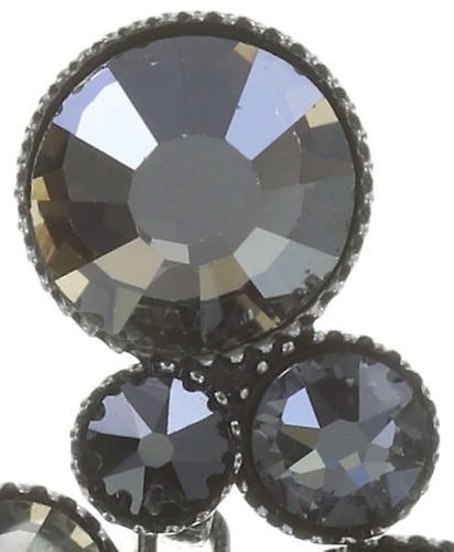 image for Earring Stud Dangling Water Cascade Shades Of Grey  