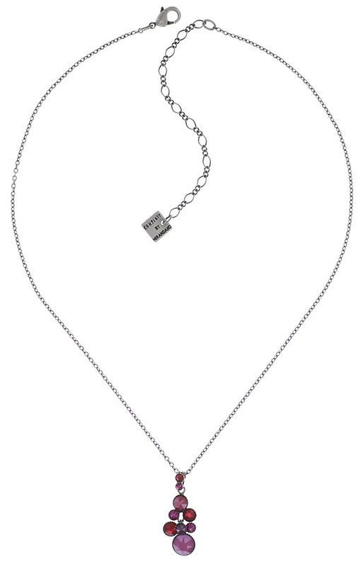 image pour Collier pendant Water Cascade Rose Foncé  