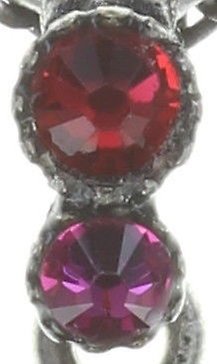 image for Necklace Pendant Water Cascade Dark Pink  