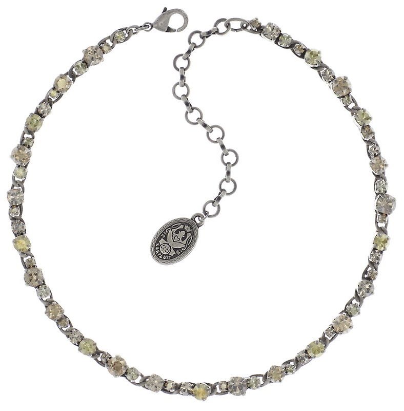 Bild für Choker Collier lang Ballroom Classic Glam Beige  