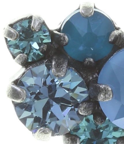 image for Earring Stud Ballroom Classic Glam Blue  