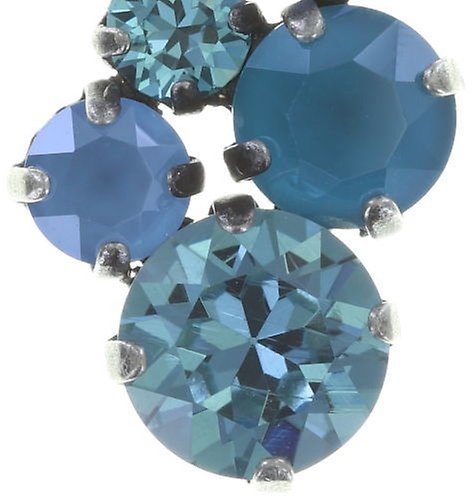 Bild für Ohrstecker baumelnd Ballroom Classic Glam Blau  