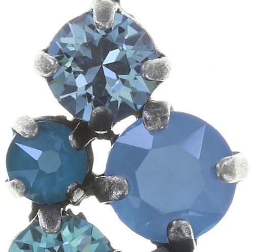 Bild für Ohrstecker baumelnd Ballroom Classic Glam Blau  