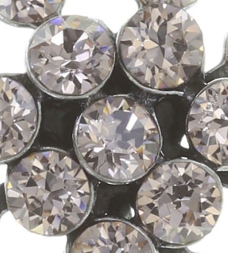 image for Earring stud Magic Fireball Light Brown silk mini