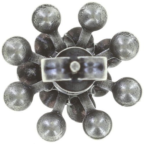 image for Earring stud Magic Fireball Light Brown silk mini